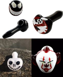 Vintage Halloween Christmas Glass Hand Pipe narguilé eau bong Original Glass Factory Made peut mettre le logo du client par DHL UPS CNE H