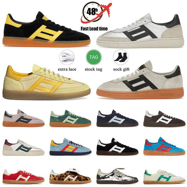 Moldas espeluznantes vintage Spezial Lofa Wales Bonner Designador de zapatillas Men Mujeres Negro amarillo chicle Bauhaus Blue Blue Spezials Og Originals Trainers 36-45 Dhgate