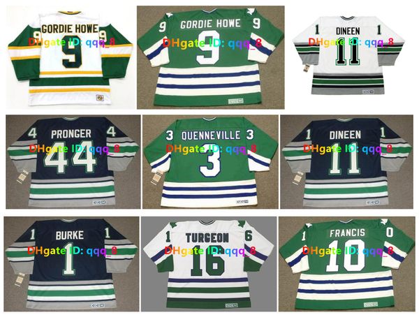 RON FRANCIS CHRIS PRONGER CCM Throwback Hartford Whalers Hockey Jersey GORDIE HOWE BRENDAN SHANAHAN JOEL QUENNEVILLE KEVIN DINEEN RAY FERRARO MIKE LIUT Tamaño S-4XL