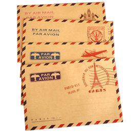 Vintage kraftpapieren enveloppen voor zakelijke uitnodigingen briefkaart brief portemonnee envelop voor cadeau luchtpost briefpapier 10 stuks