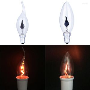 Vintage LED Edison ampoule scintillement bougie lumière E14 E27 effet flamme 3W 220V décor à la maison éclairage économie lampe