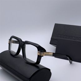 Vintage Legends brillant noir or plastique carré lunettes lunettes 607 Sonnenbrille hommes lunettes de soleil nouveau avec box266J