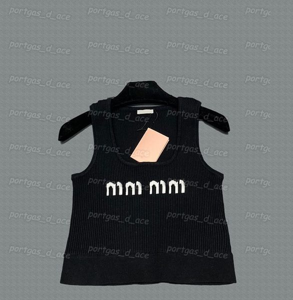 Cropped Women T Shirt Knit Sleeveless Vest Tops Sexy Casual Black White Tanks