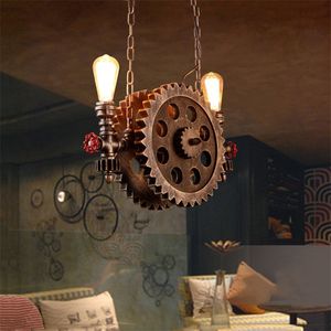 Vintage Loft hanglampen Lampen Clain Lights Water Pijparm Bar Restaurantindustrie Wind Cafe Living Eetkamer Trap Lamp 220705