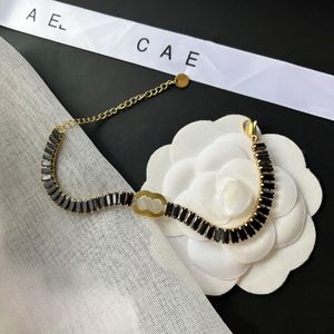 Collier de créateur de luxe Vintage pour femmes, breloque, cadeau, boîte d'emballage, boutique de bijoux, cadeau d'anniversaire, d'amour, bijoux de haute qualité, longue chaîne noire