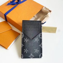 Vintage M30271 porte-cartes COIN en cuir véritable 6 couleurs sac à main de luxe pochettes portefeuille hommes fermeture éclair en gros billet de banque dame porte-clés femmes porte-monnaie