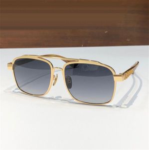 Vintage Man Design Sunglasses Do Nad Go Retro Square Metal Frame Punk Exquis et Style Populaire Top Quality Outdoor UV400 Protective Eyewear