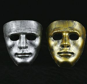 Hombres de la vendimia Máscara de cara completa Traje de plástico veneciano Máscara de mascarada Máscaras de baile de máscaras unisex Navidad accesorios de rendimiento de escenario de halloween