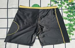 Traje de baño vintage para hombre SpasHG Moda Pantalones cortos negros Moda Pantalones de playa para vacaciones de verano20532829724887