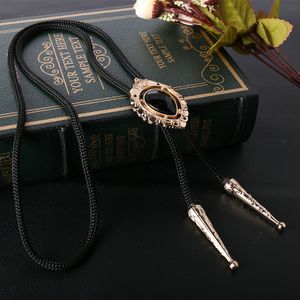 Vintage Mens Tie Cowboy Metalen Bolo-Ties Legeringsoverhemd Poirot Stropdas Ketting Chian Western Bolo Boog Tie Kraag