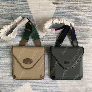 Vintage messenger bag tijger patroon luxe designer tassen heren borstzak Cross Body Bags Classic Webbing Colorway Verstelbare schouderbanden 598604