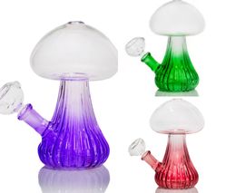 Vintage Mushroom Glass Bong Water Hookah Rookpijpen Original Glass Factory Made kan klantlogo plaatsen door DHL UPS CNE