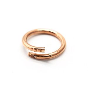 Diseñador de anillos de uñas vintage para el anillo de compromiso de mujer Metallic de 18 km bótano de boda chapado en oro Diamantes gruesos accesorios de moda de moissanite ZL015 C4