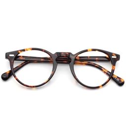 Vintage optische Brillengestell Gregory Peck Retro-Brillen für Männer und Frauen Acetat-Brillengestelle8666037