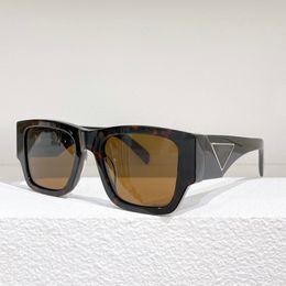 Vintage oversized zonnebril super mannen OPR10zs vierkante brillen voor mannen/vrouwen ins mode feesttextuur zonneglazen mannen luxe merk croissant gafas de sol