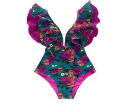 Vintage Match Ladies BodySuit Swimwear Sexy Halter Femme Bikini Textile Beach Vacation Bathing Forwing Femme9137210