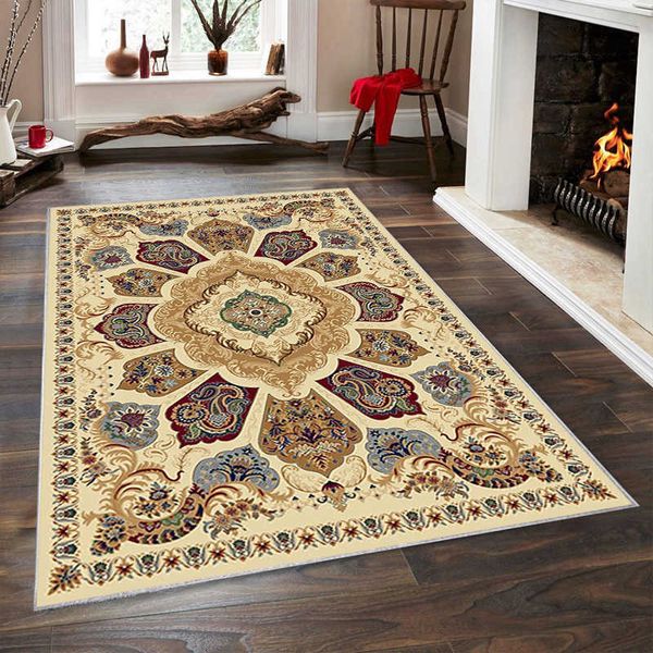 Alfombra persa vintage Bohemian Styly Sala Rug Rug Bb Hotel Decorative Alfombra 200*300 cm Alfombra