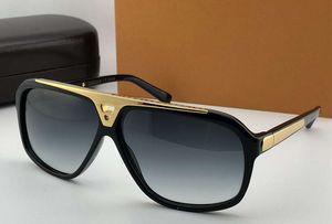 lunettes de soleil vintage pilote preuves noir or gris ombré sonnenbrille gafas de sol lunettes de soleil pour hommes lunettes neuves avec boîte