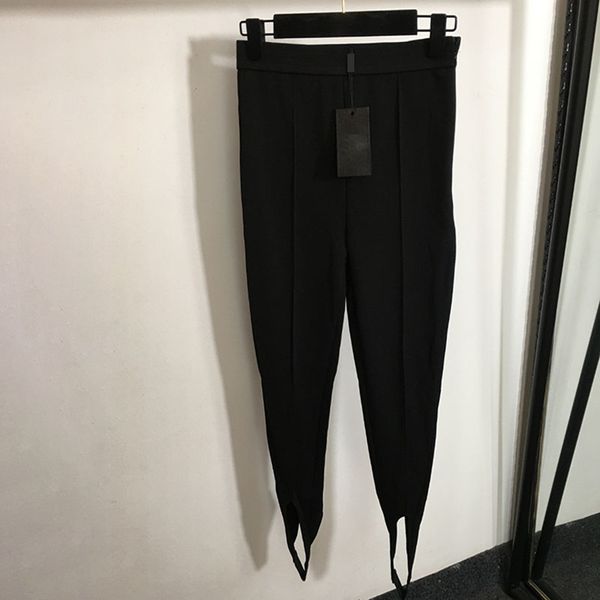 Pantalon Legging de luxe pour femmes, noir, extensible, amincissant, crayon, taille haute, pantalon à jambes