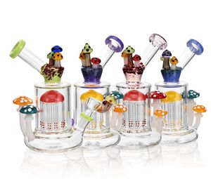 Vintage Premium Moshroom Glass Rookpijp water Hookah Bong Original Glass Factory MaKE kan klantlogo plaatsen door DHL UPS CNE