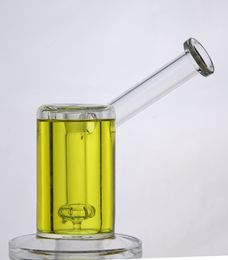 Vintage Premium Glass Bong Pipe à eau narguilé Huile Dab Rigs fumer avec un bol peut mettre le logo du client