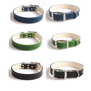 Vintage Pet Dog Collars Riemen Mode Cowhide Puppy Collar Leash Teddy Corgi Pug Huisdieren Honden leveringen