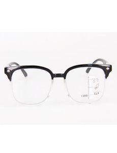 Vintage Progressive Reading Lunes Black Frame Multifocal Eyeglass Multi Focus Nar and Far Women Men Multifonction Eyewear 12230595