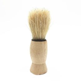 Vintage Pure Badger Ontharing Baard Scheerkwast Voor Heren Scheren Gereedschap Cosmetische Tool Gratis Verzending ZA2022 Plkpu