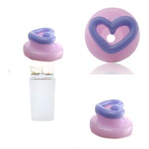 Vintage Puslar Heart Bowl Slide Glass Bong Hookah Smoking Handpijp 14mm 18 mm Oorspronkelijke glazen fabriek gemaakt kan het klantlogo door DHL UPS CNE plaatsen