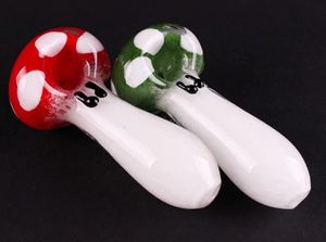 Vintage Puslar champignon GLASS Hookah Smoking Spoon Pipe peut mettre le LOGO du client par DHL UPS CNE