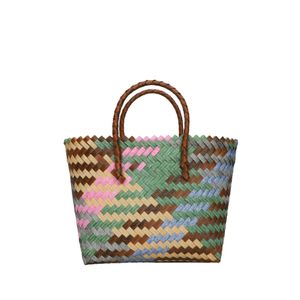 Sac à main vintage en forme de rotin pour femme, panier-cadeau tissé de grande capacité