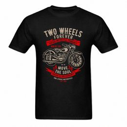 Vintage Retro Motorfiets Gemeenschap Cyclus Zwarte T-shirt Motobike Cool Fi Nieuwe T-shirts Vaderdag Cott Streetwear Tshirt q1dX #