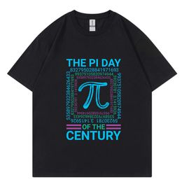 Camiseta retro vintage Pi Camisetas para hombres Camiseta negra urbana de algodón puro Camiseta de álgebra de manga corta Camiseta de profesor de matemáticas Tops Ropa suelta Gif