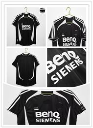 Vintage Retro Series 06 07Real Madrids Away FIFAAWARD Camiseta vintage Ropa para exteriores BELLINGHAM CAMAVINGA hombres Versión clásica Camisetas de fútbol DISPARO FAN CLUB