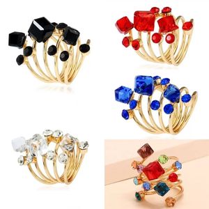 Vintage Rhinestone Wedding Rings Gold Antique Knuckle Finger Midi Ring For Women Punk Statement Sieraden