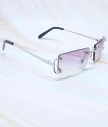 Lunettes de soleil vintage sans crain