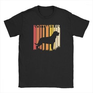 Vintage Rottweiler Silhouette Fashion Dog Lovers Gift Mens T-shirt. Zomer katoen korte mouw o-neck unisex t-shirt S-3XL heren t-shirts