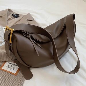 Sac Vintage sacs à bandoulière pour femmes grande capacité sacs à main de luxe solide épaule douce femme décontracté voyage Hobos Sac 240305