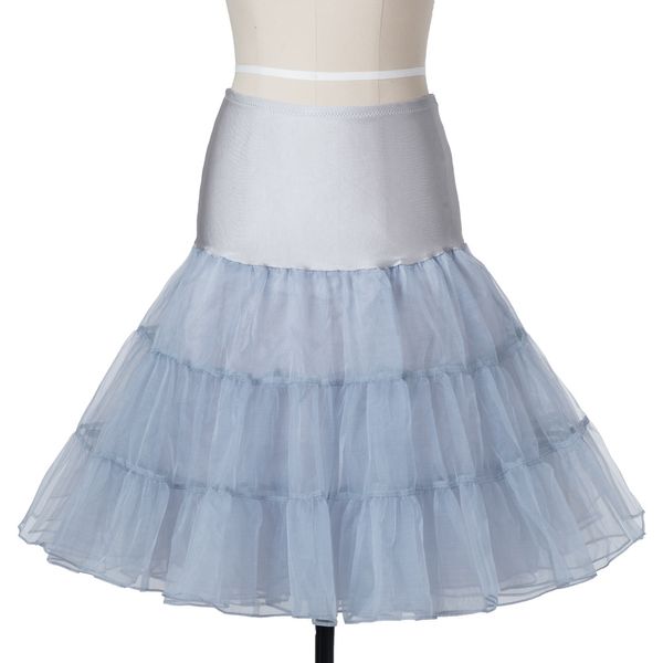 Jupon court Vintage en Organza pour Halloween, jupon Crinoline pour mariée, jupe de mariage, sous-jupe Rockabilly Tutu