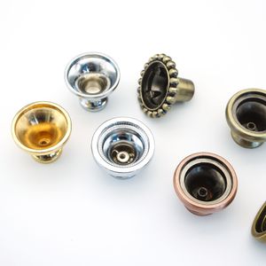 Crâne vintage - Les boutons de tiroir tirent des poignées de bricolage de la poignée de cuisine en bronze en cuivre argenté boutons de placard