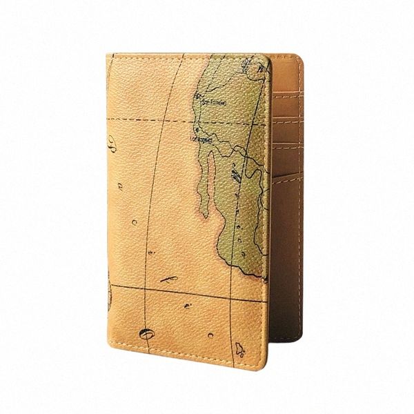 Couverture de passeport en cuir souple vintage pour hommes, porte-carte de crédit, organisateur mince, portefeuille de voyage pour carte d'identité féminine, étui protecteur r1Dn #