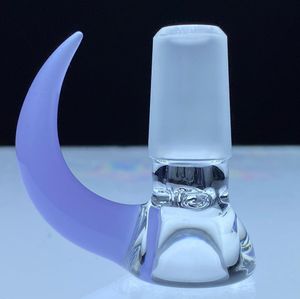 Vintage premium soevereint glazen kommen 14 mm 18 mm mannelijke waterpijp voor bongwaterpijpolie dab rigs roken kan klantlogo plaatsen