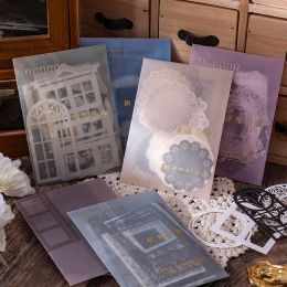 Vintage Special Paper Paper Embossed Hollow Material Paper Diy Scrapbook Primer Collage Diary Foto Album Happy Plan Gift Decoration