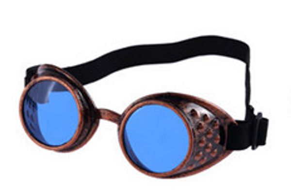 Vintage Steampunk lunettes de soleil lunettes de soudage Punk gothique lunettes Cosplay unisexe gothique Vintage Style victorien lunettes de soleil 7 couleurs