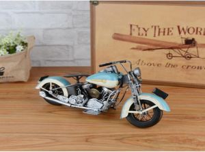 Modelo de motocicleta fundido a presión de hierro clásico, estilo Vintage, coches de gran tamaño, decoración personalizada y Original, colección de regalos 5540247