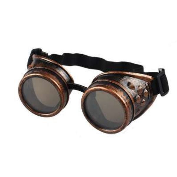 Généres steampunk de style vintage Souding Punk Gothic Glasses Cosplay 2018 Nouvelle marque Designer Fashion Summer Eyewear231Z