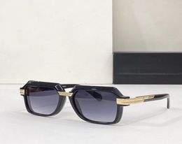 Vintage zonnebrillen 8043 Zwart goudgrijze gradiënt pop rook mannen tinten sonnenbrille UV400 Bescherming brillen Topkwaliteit met Box5566943