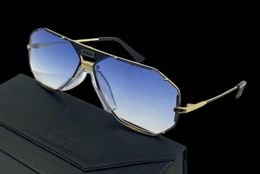 Lunettes de soleil vintage Legends 905 Gold Black Blue Gradient Sun Verres Unisexe Sunglasses Top Quality With Box6571257