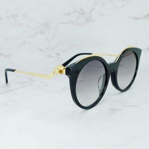 Vintage zonnebril metaal luipaard Limited Sun Glasss voor mannen en vrouwen