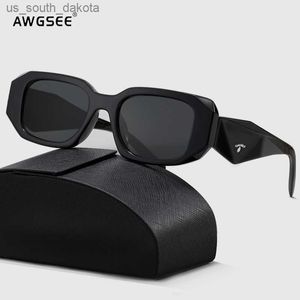 Vintage lunettes de soleil femmes marque de luxe Design carré noir mode lunettes de soleil femme rétro lunettes de soleil UV400 vente en consignation L230523